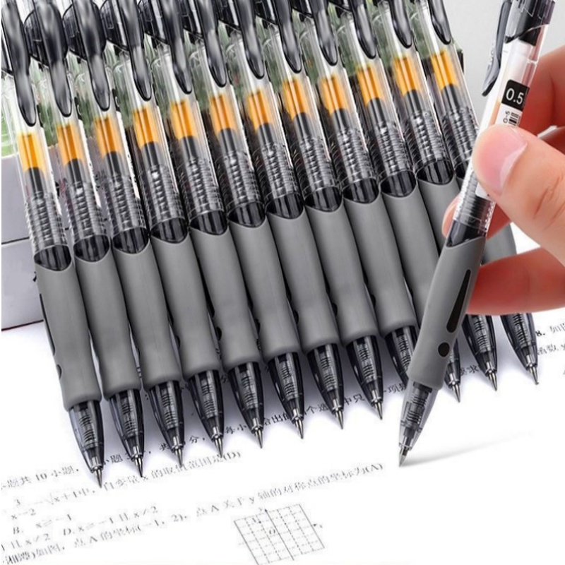 Stationery - ชุดปากกาเจลแบบยืดหดได้ 13/30 ชิ้น หมึกสีดำ/แดง/น้ำเงิน สำหรับเขียน เติมหมึกได้