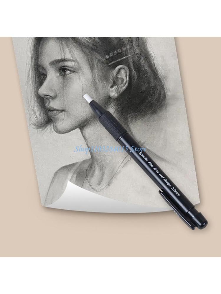 Retractable Eraser Pen Click - R6FF Retractable Clicks ยางลบปากกา 5 รีฟิลสำหรับ