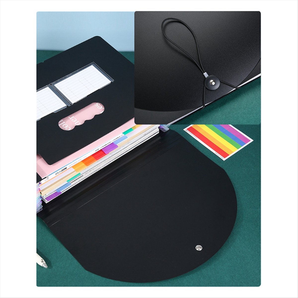 แฟ้มเอกสารแบบขยายได้ AT16 13 ช - Expandable Accordion File Folder 13 Pockets บทวิจารณ์และราคา