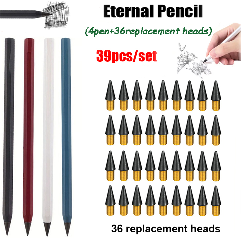 39 ชิ้น/เซ็ต ดินสอโลหะสร้างสรร - Writing Tools บทวิจารณ์และราคา