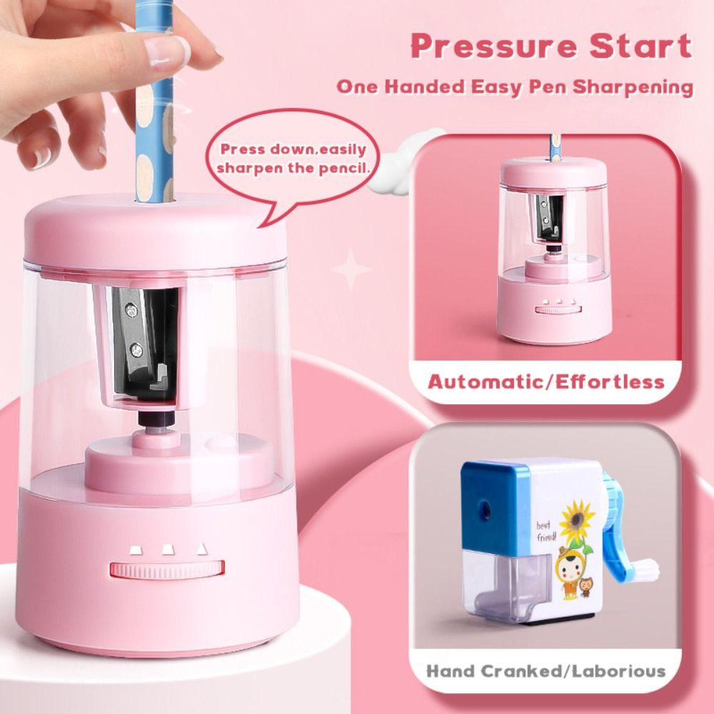 เครื่องเหลาดินสอไฟฟ้าแบบปรับได - Electric Pencil Sharpener Usb บทวิจารณ์และราคา