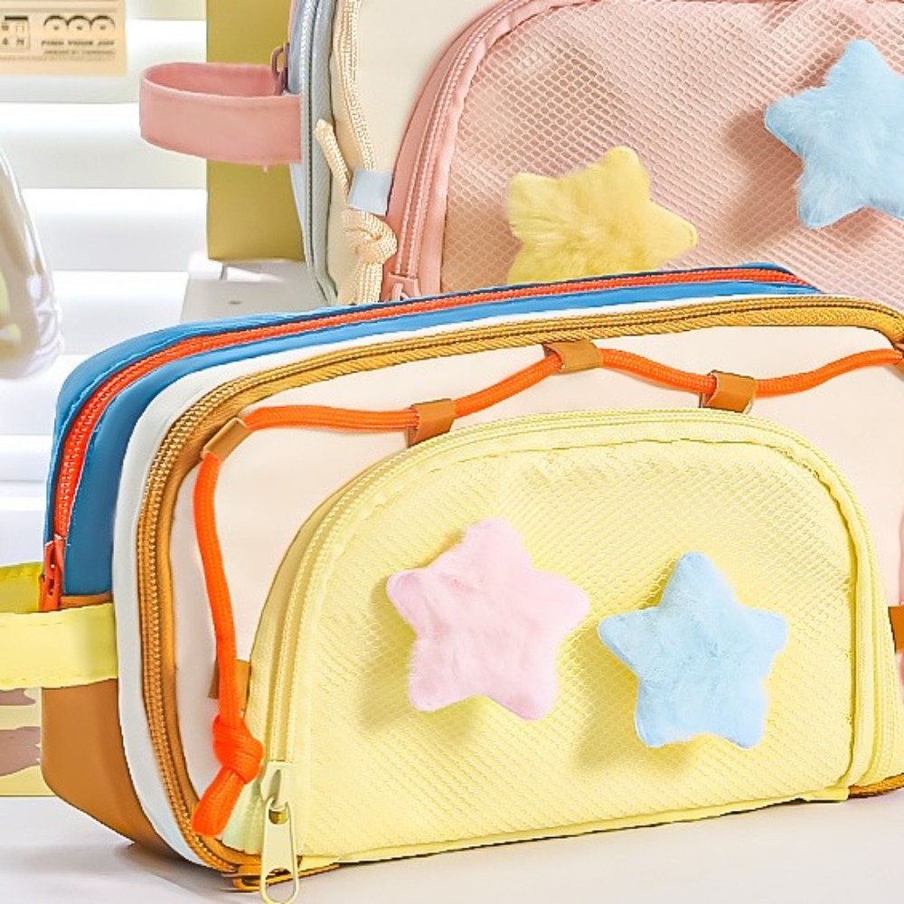 กระเป๋าเครื่องเขียนลายดาว Y2K  - Aesthetic Large Pencil Case Pouch บทวิจารณ์และราคา