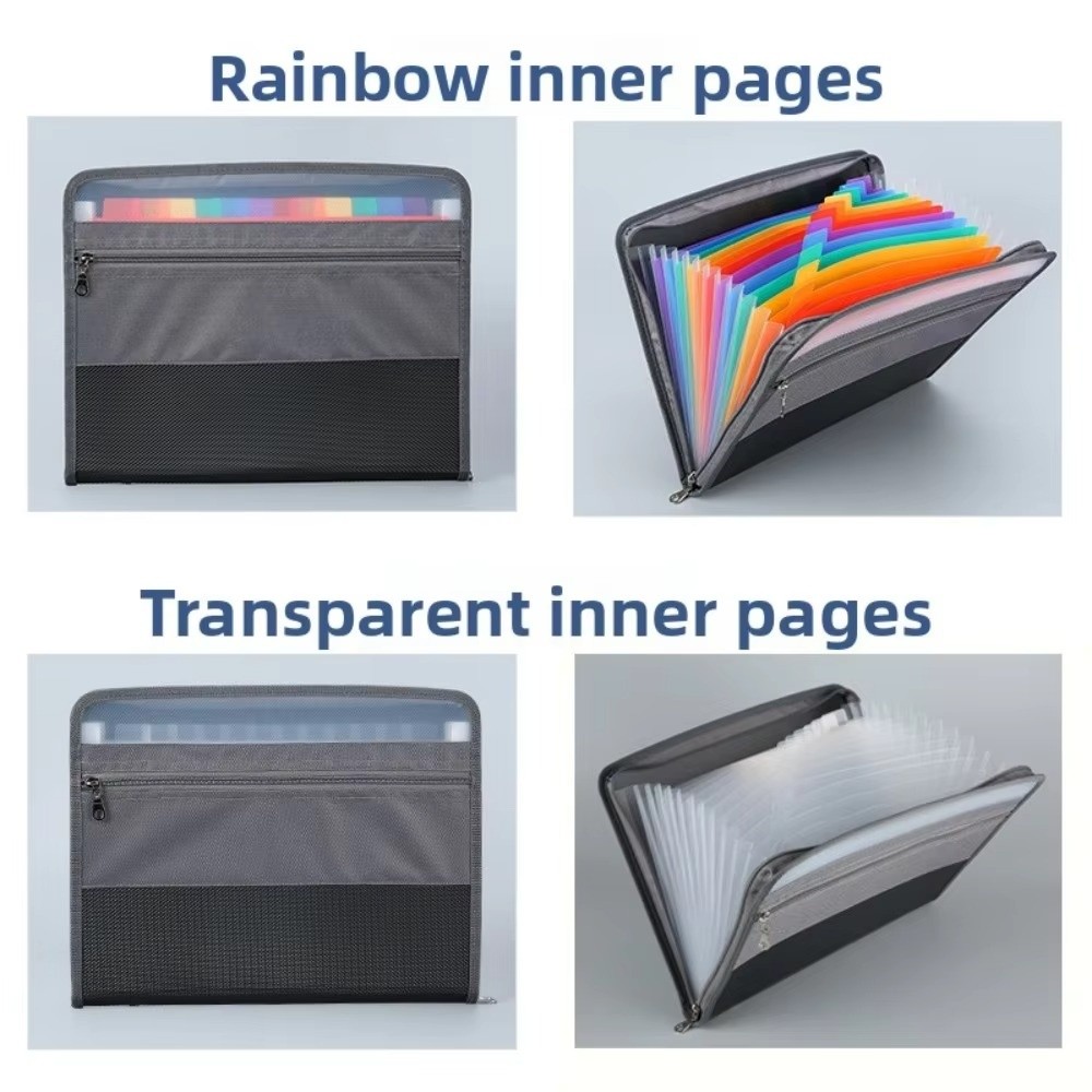 แฟ้มเอกสารแบบขยายได้ 13 ช่อง ส - Expandable Accordion File Folder 13 Pockets บทวิจารณ์และราคา