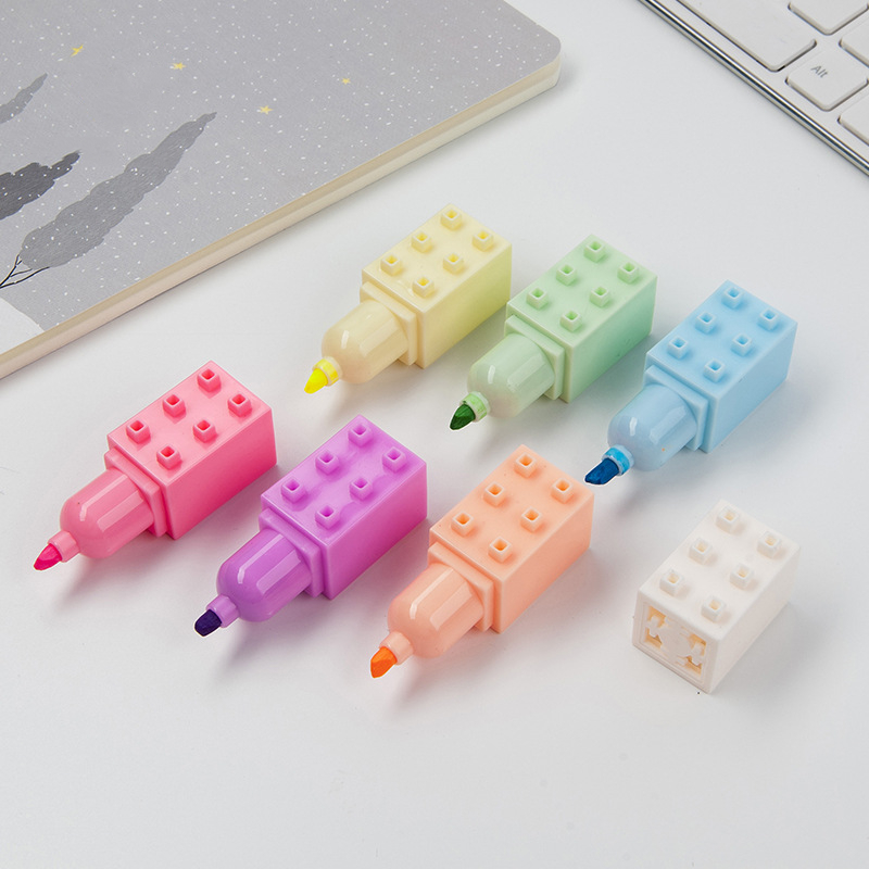 6pcs สีพาสเทล Body Building Bl - Pastel Highlighter Set Double Ended บทวิจารณ์และราคา