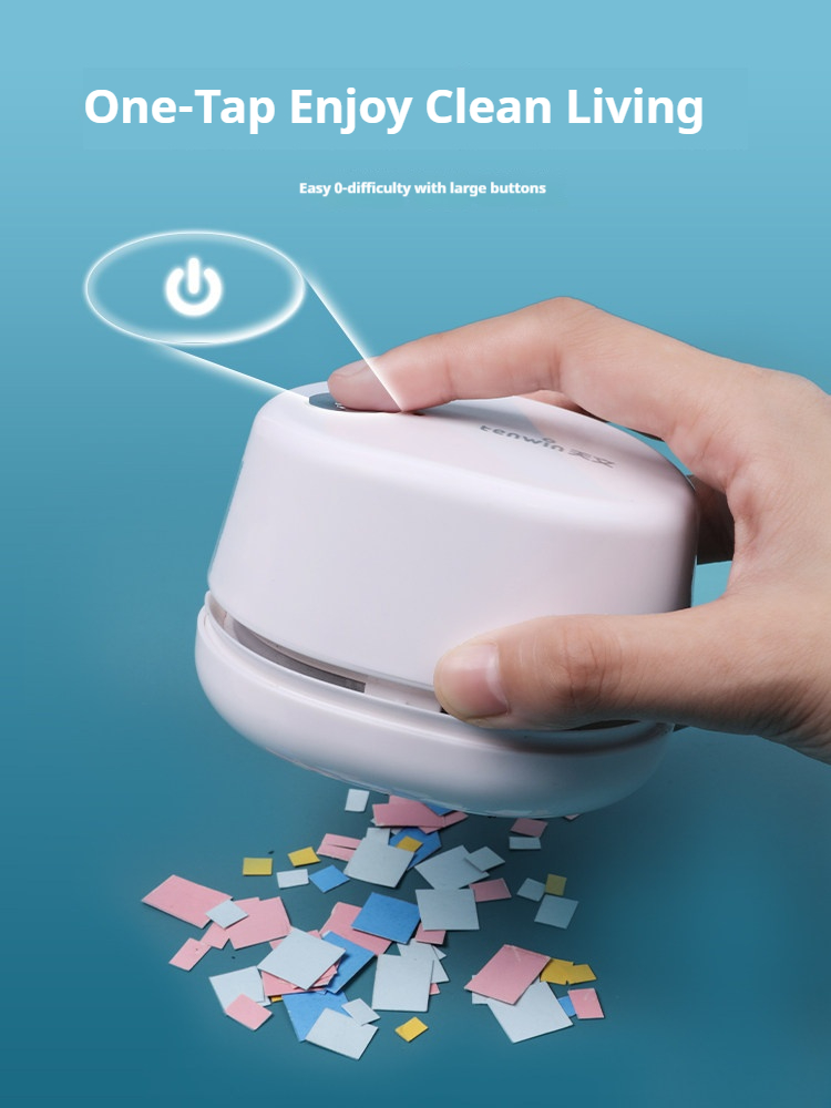 เครื่องดูดฝุ่นขนาดเล็กแบบพกพา  - Mini Desktop Vacuum Cleaner For Eraser Dust บทวิจารณ์และราคา