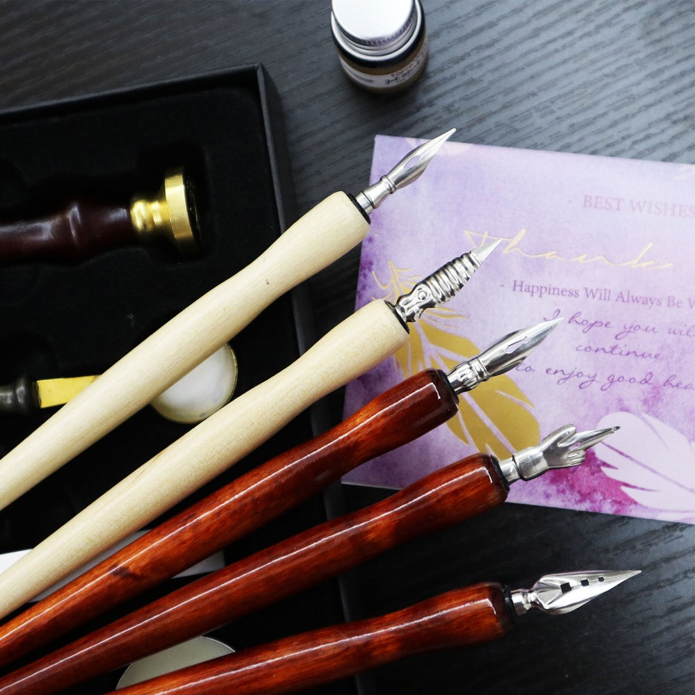 ชุดปากกาจุ่มหมึกการ์ตูน 6 ชิ้น - Writing Tools บทวิจารณ์และราคา