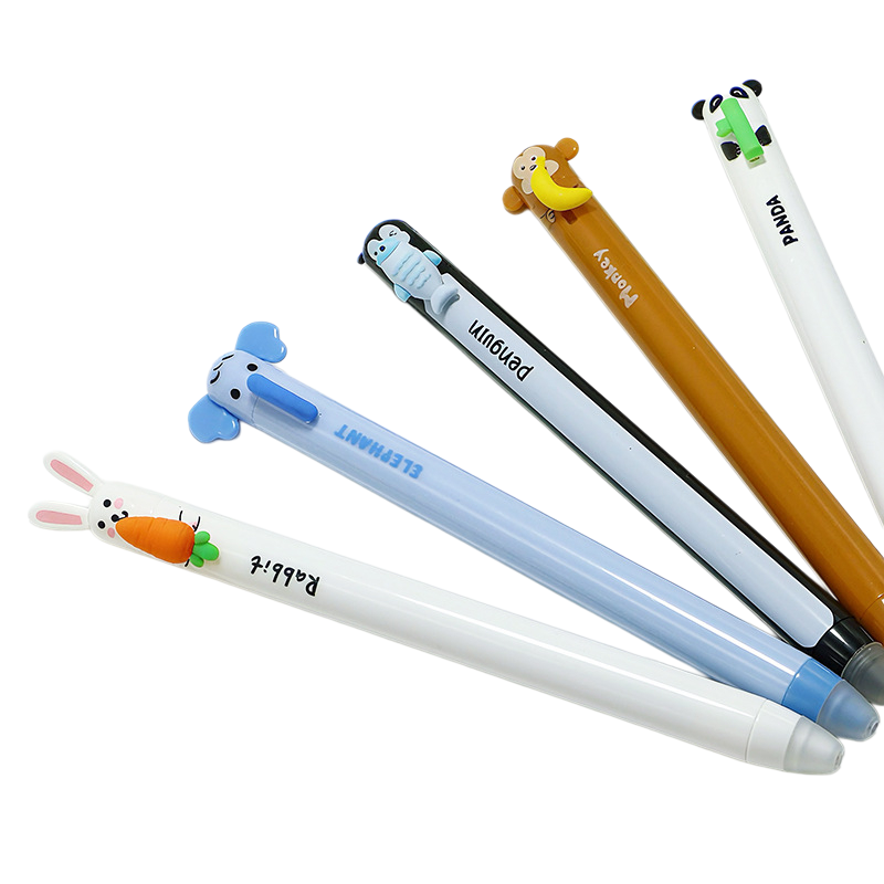 ปากกาเจลลบได้ลายการ์ตูนสัตว์น่ - Retractable Eraser Pen Click บทวิจารณ์และราคา