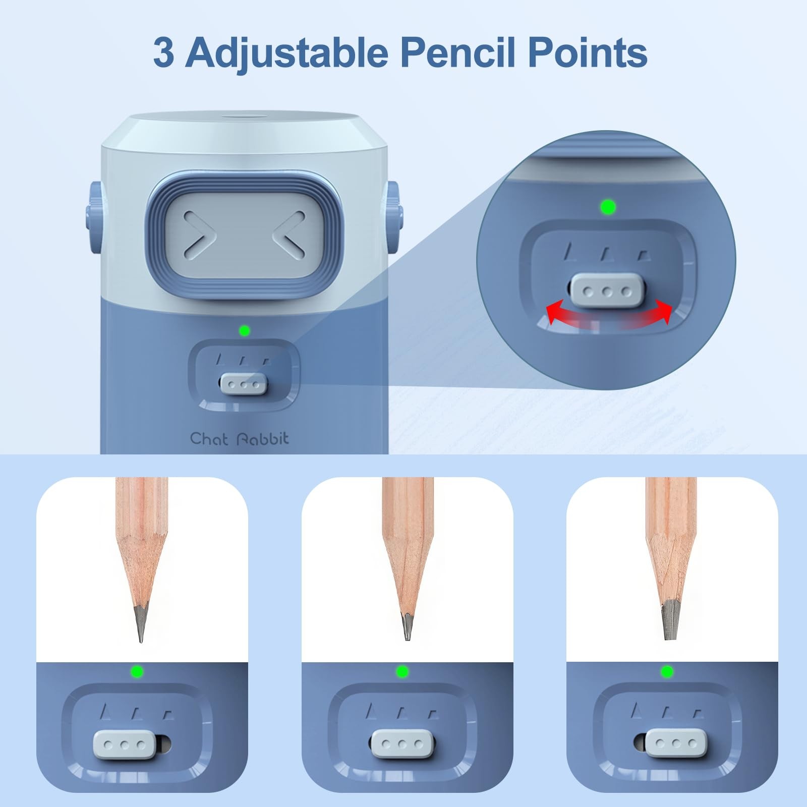 เครื่องเหลาดินสออัตโนมัติแบบไฟ - Electric Pencil Sharpener Usb บทวิจารณ์และราคา