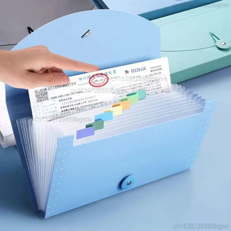 แฟ้มจัดเอกสารแบบขยายได้ 13 ช่อ - Expandable Accordion File Folder 13 Pockets บทวิจารณ์และราคา
